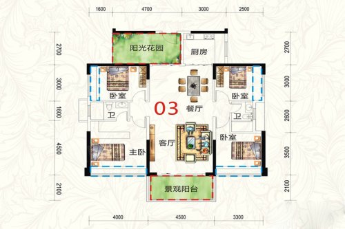 惠东国际新城三期户型图