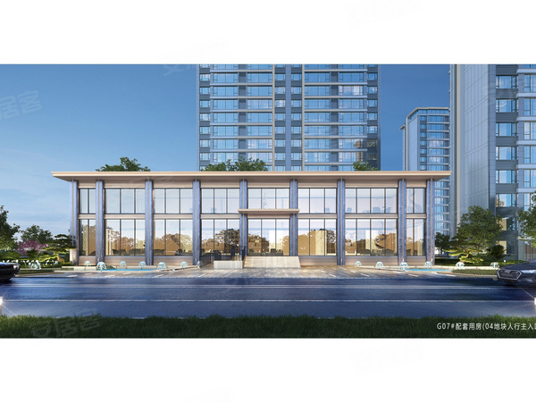 恒地天悦楼盘建筑物外景