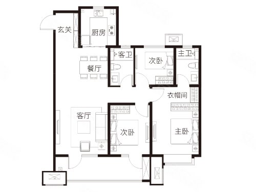 海信九贤府户型图