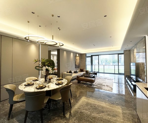 方远建发·缦云云耀169平户型,方远建发·缦云4室2厅3卫1厨约169.00平米户型图,朝南朝向 - 台州安居客