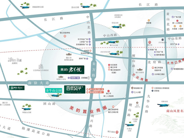 美的·君兰悦,镇江美的·君兰悦房价,楼盘户型,周边配套,交通地图,七里路以北,金蚕路以西(美的城旁) - 安居客
