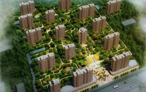 杨凌凤起上院动态:售楼部的风景就是以后小区的环境-咸阳安居客