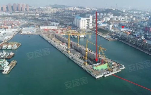 远洋钻石湾时代海动态:海底隧道正在施工-大连安居客
