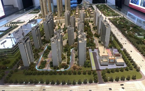 万科璞悦动态:万科璞悦沙盘,低密度纯小高层-西安安居客