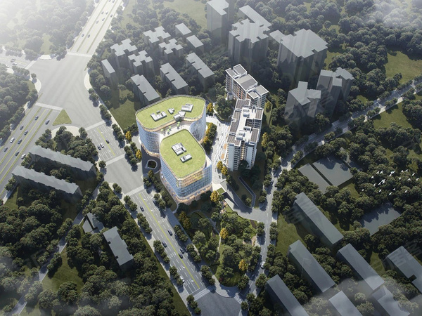 三金广场楼盘建筑物外景