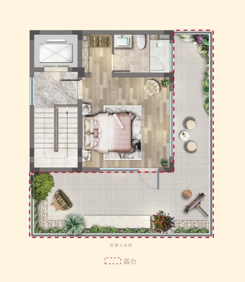 绍兴棠颂和鸣303㎡户型，绍兴棠颂和鸣别墅约303.00平米户型图，朝南朝向 - 绍兴安居客