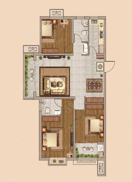 龙门帝都户型图