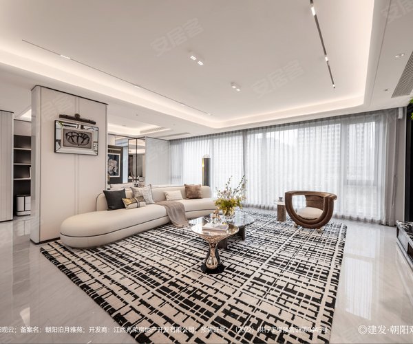 建发朝阳观云云琅B1户型,建发朝阳观云4室2厅3卫1厨约139.00平米户型图,朝南朝向 - 南昌安居客