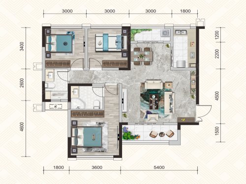 锦利锦悦府户型图