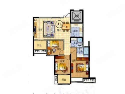 尚水花园户型图