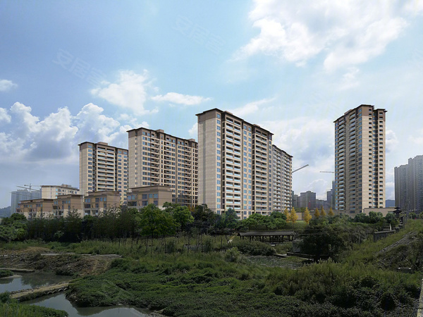 雲端雅泉水岸樓盤現場環境