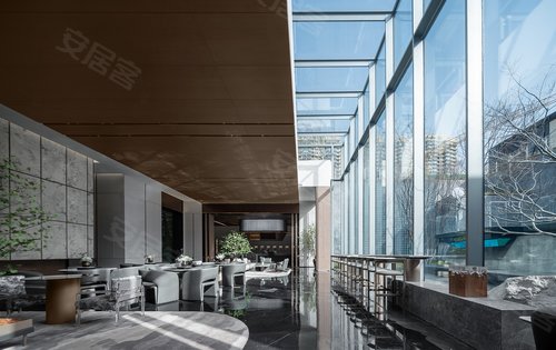 南城的低密度洋房酒店式入户大堂设计让归家充满仪式感