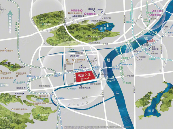 建发云启之江,杭州建发云启之江房价,楼盘户型,周边配套,交通地图,地铁6号线枫桦西路站C1口 - 安居客