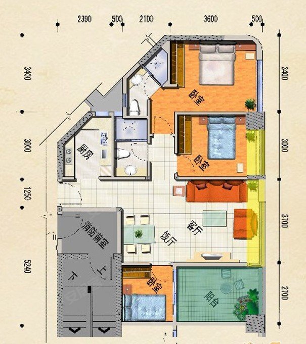 衡阳俊景花园户型图图片