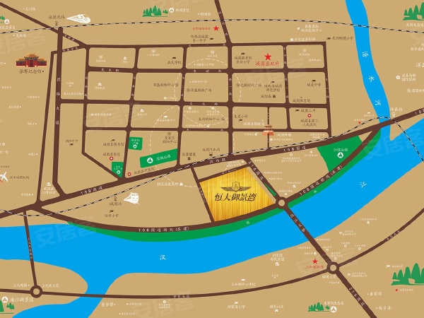 城固县规划图图片