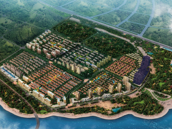 龙湖滟澜海岸澜庭楼盘建筑物外景