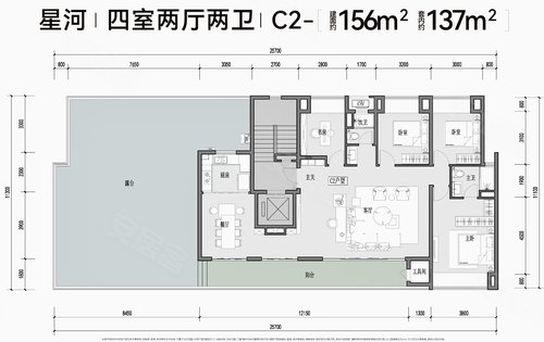 中粮保利天玺壹号动态:每一个露台，都可以成为一座“空中花园”。阳台家家都有，露台却可遇而不可求。露台好...-重庆安居客