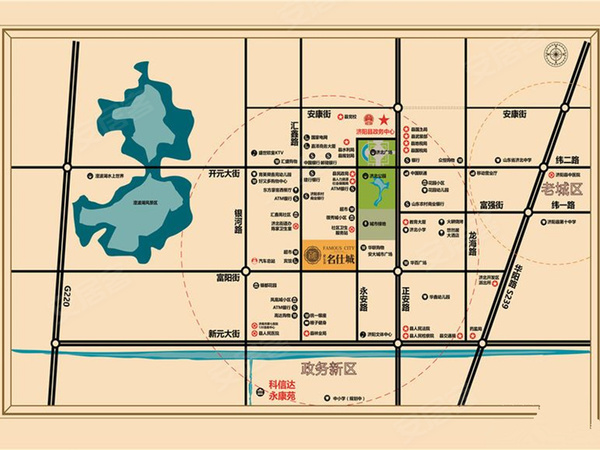 科信达名仕城楼盘区位规划