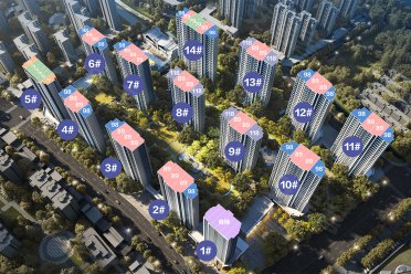 杭州临安临安城区华发荟天府楼盘新房真实图片