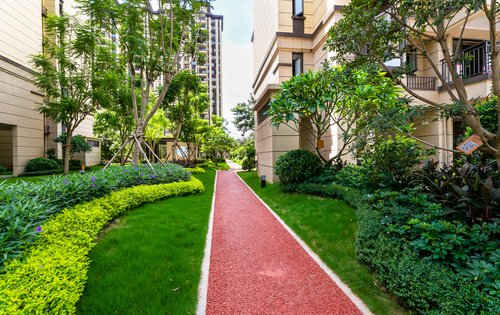 小区实体园林绿化景观