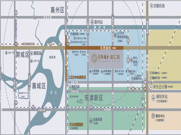 宏泰越秀星汇城,襄阳宏泰越秀星汇城房价,楼盘户型,周边配套,交通地图
