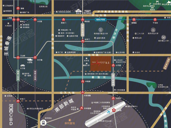 南京云上,南京南京云上房价,楼盘户型,周边配套,交通地图,秦淮区月牙湖街道光华路华鑫大厦左侧 - 安居客