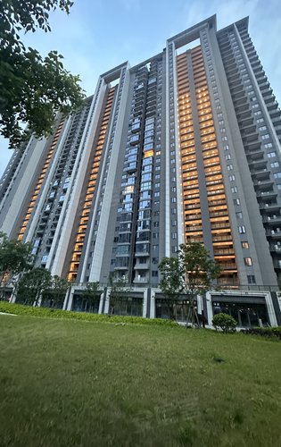 禹洲泊朗廷动态:禹洲泊朗廷实景呈现,浅灰外立面-杭州安居客