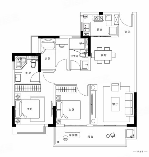 佳兆业阳光城时代天韵户型图