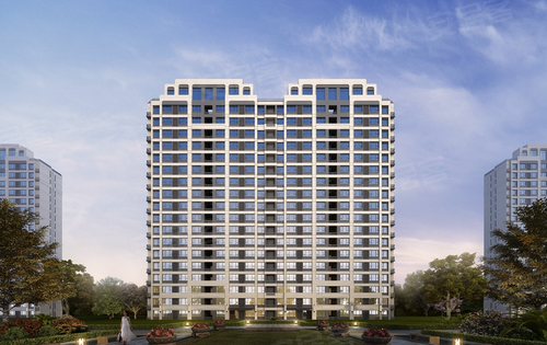 红星檀越用的是大都会建筑风格更适合现代都市风情