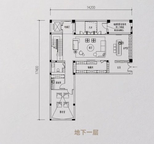 和家园玺园·大院香璋246方户型，和家园玺园·大院香璋别墅约246.00平米户型图，朝南朝向 - 杭州安居客