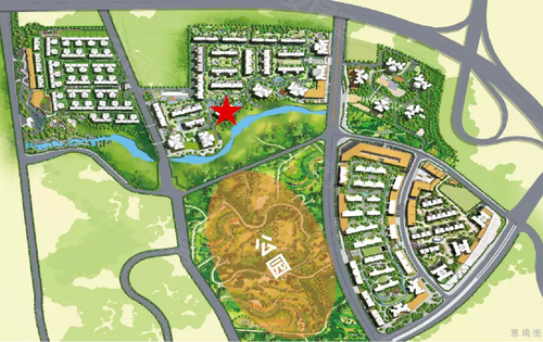 千江凌云沙盘图区域图小区规划