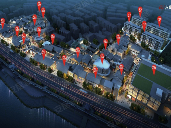 书香门第楼盘建筑物外景