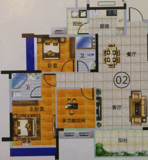开平骏景湾豪庭户型图