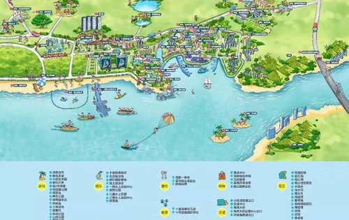 碧桂园十里银滩地图图片