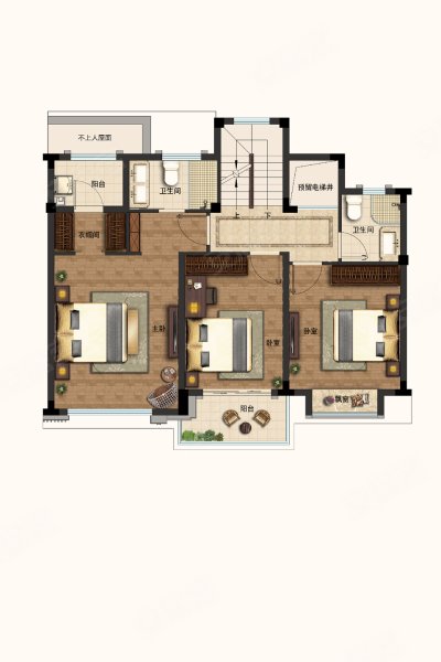 天际云墅户型图