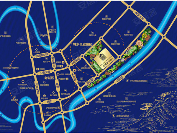 和喜龙城壹号院楼盘区位规划