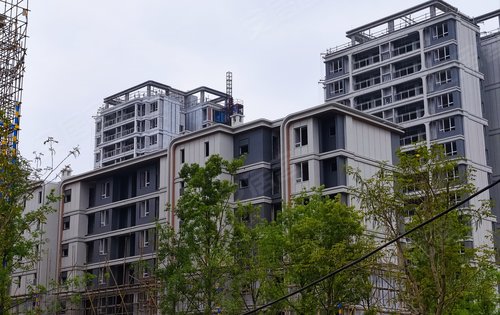 融创0238外立面效果图实景拍摄欣赏洋房小高层