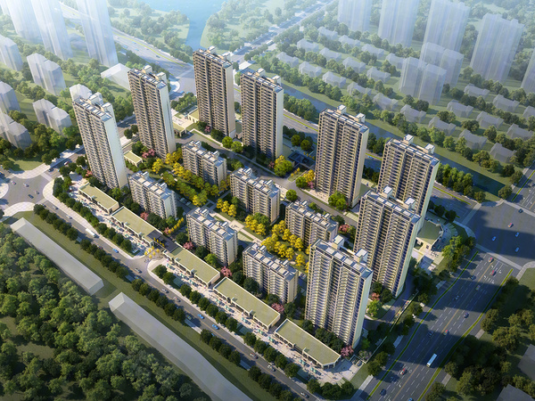 珍宝岛·雍景和府楼盘建筑物外景