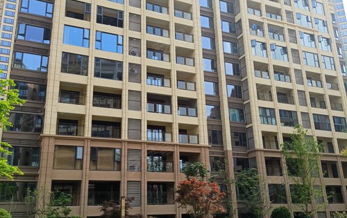 小区洋房实景真石漆外墙