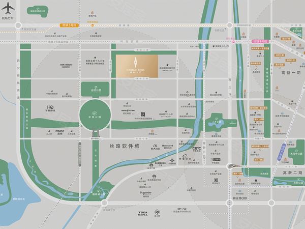 高科·云天,西安高科·云天房价,楼盘户型,周边配套,交通地图,天谷三路与云水三路十字交汇处东北角 - 安居客