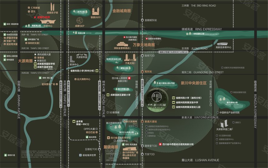 保利新川天珺楼盘户型怎么样,保利新川天珺社区品质好不好,交通出行便利,生活配套设施-成都安居客