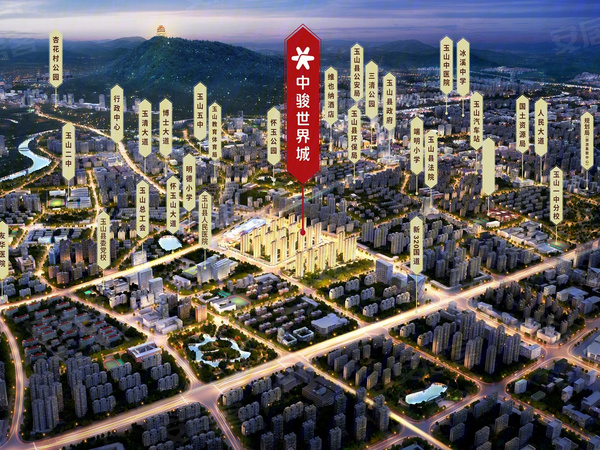 中骏世界城楼盘区位规划