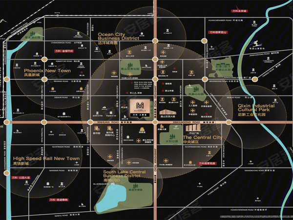 万科·大都会楼盘区位规划