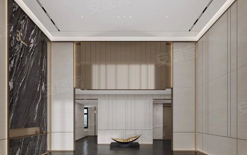 朗诗·玲珑新亭动态:挑高入户大堂-南京安居客