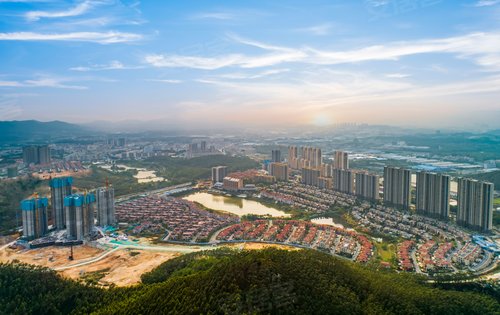 碧桂园天麓湖,航拍