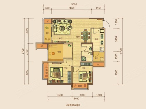 东原香郡户型图