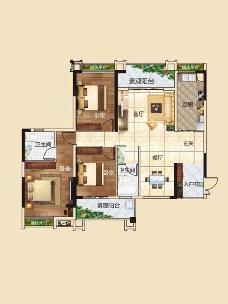 常青藤户型图