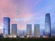 西安西咸新区沣东新城丝路金融中心楼盘新房真实图片