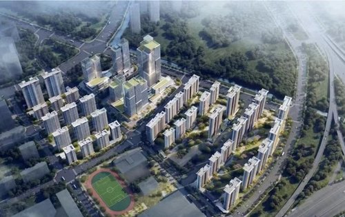 建发云启之江动态:项目鸟瞰图效果展示-杭州安居客