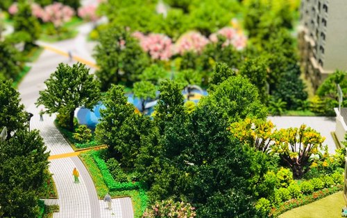 中骏天荟园林景观部分沙盘呈现
